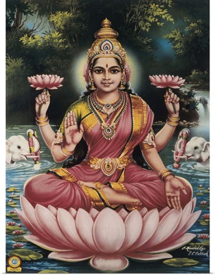 Goddess Srhi Sentamarai Laximi, wife of Vishnu