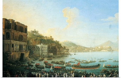 Gulf of Naples with Royal Boats and Galleys, 18th c.