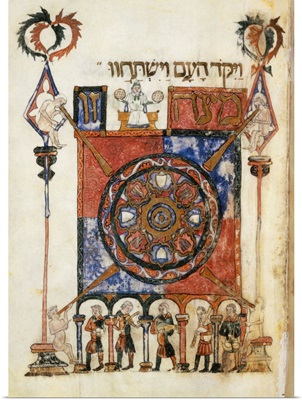 Haggada, Hebrew codex of Catalan or Valencian origin (13th-14th c.)