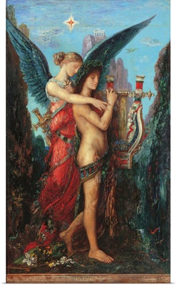 Hesiod and the Muse, by Gustave Moreau, 1891. Musee d'Orsay, Paris, France
