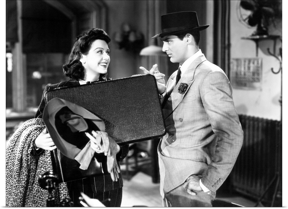 His Girl Friday, From Left: Rosalind Russell, Cary Grant, 1940.