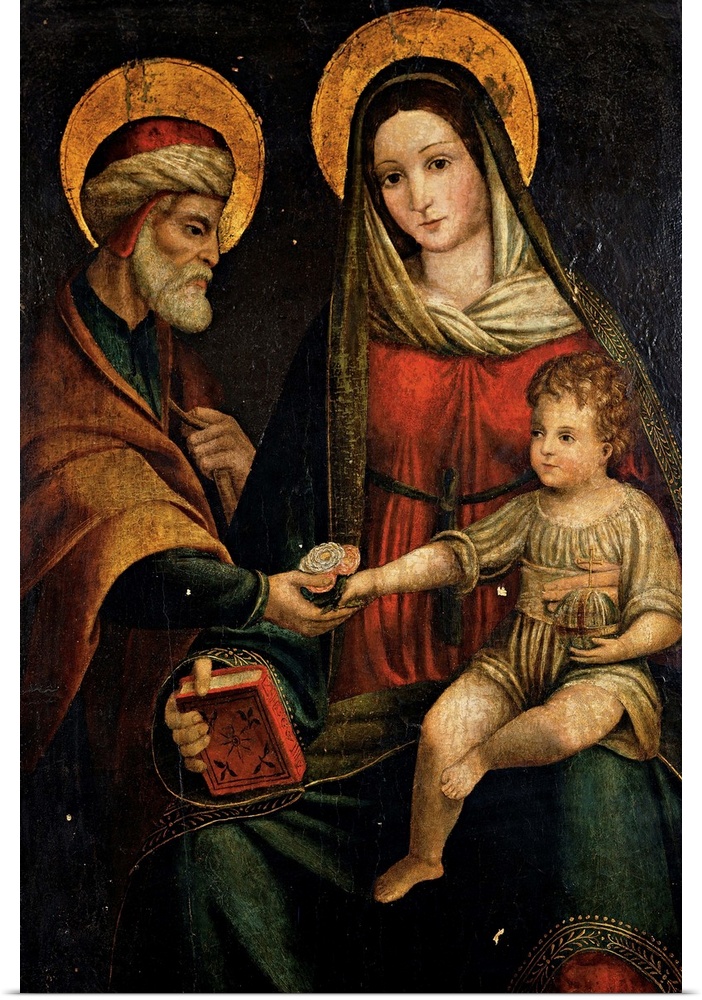Emilian Artist, Holy Family, 16th Century, oil on panel, Italy, Lombardy, Milan, Brera Art Gallery, (591597) Everett Colle...