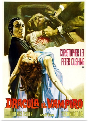 Horror Of Dracula - Vintage Movie Poster (Italian)