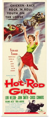 Hot Rod Girl - Vintage Movie Poster