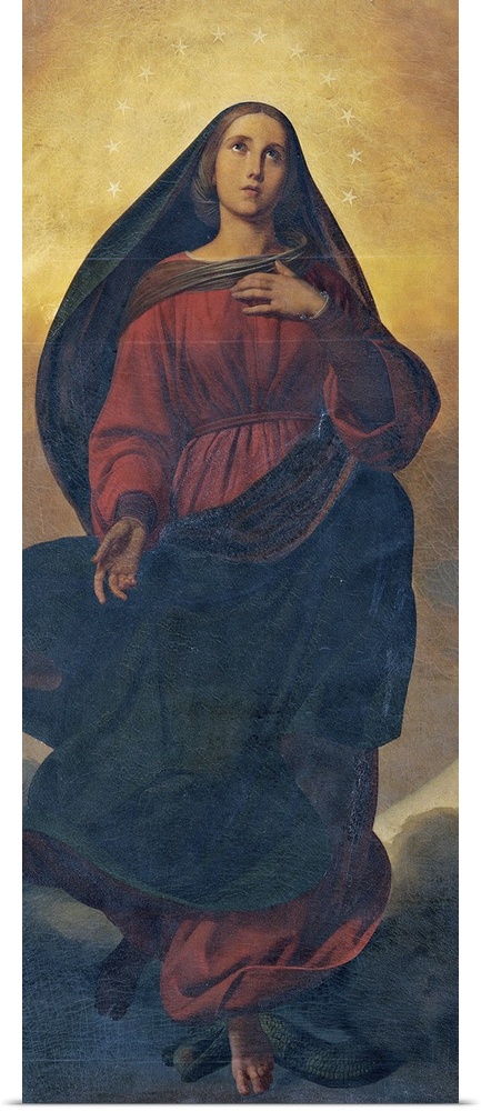 Molmenti Pompeo Marino, Immaculate Conception, 1854, 19th Century, canvas, Italy, Veneto, Malo, Vicenza, Cathedral, (61922...