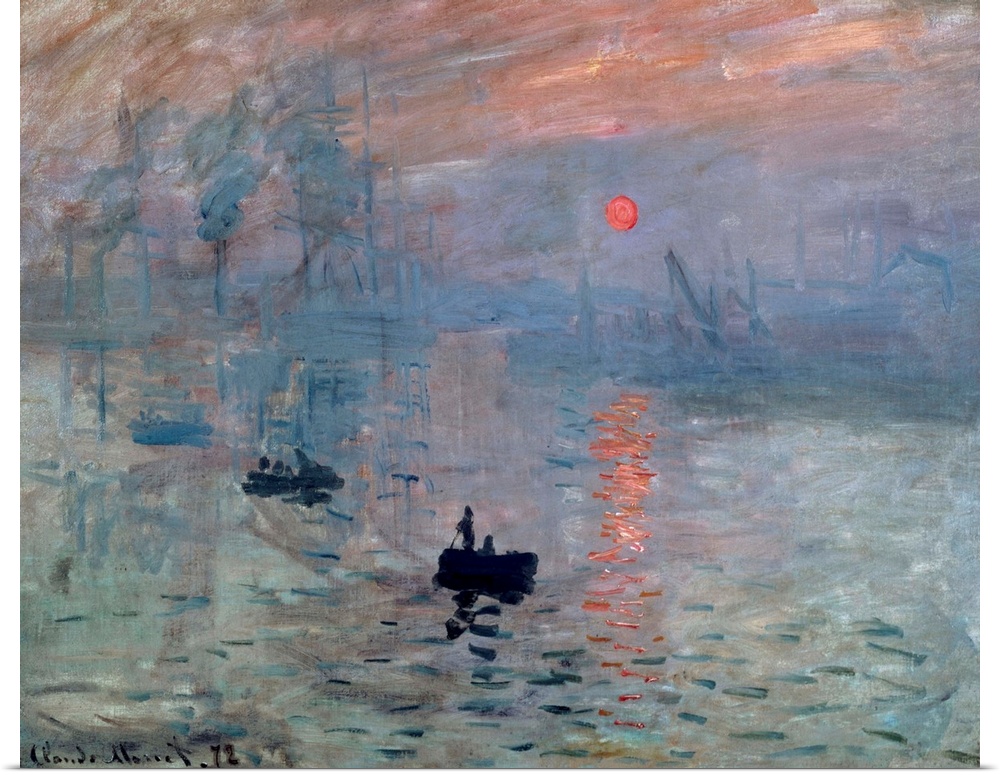 4294, Claude Monet, French School. Impression, Sunrise. 1872. Oil on canvas, 0.48 x 0.63 m. Paris, musee Marmottan. C4294,...