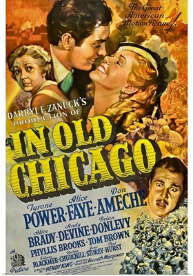 In Old Chicago - Vintage Movie Poster