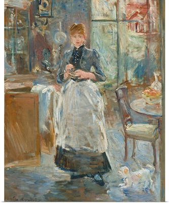 In the Dining Room, by Berthe Morisot, 1886