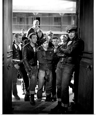 Jerry Paris, Alvy Moore, Marlon Brando, The Wild One