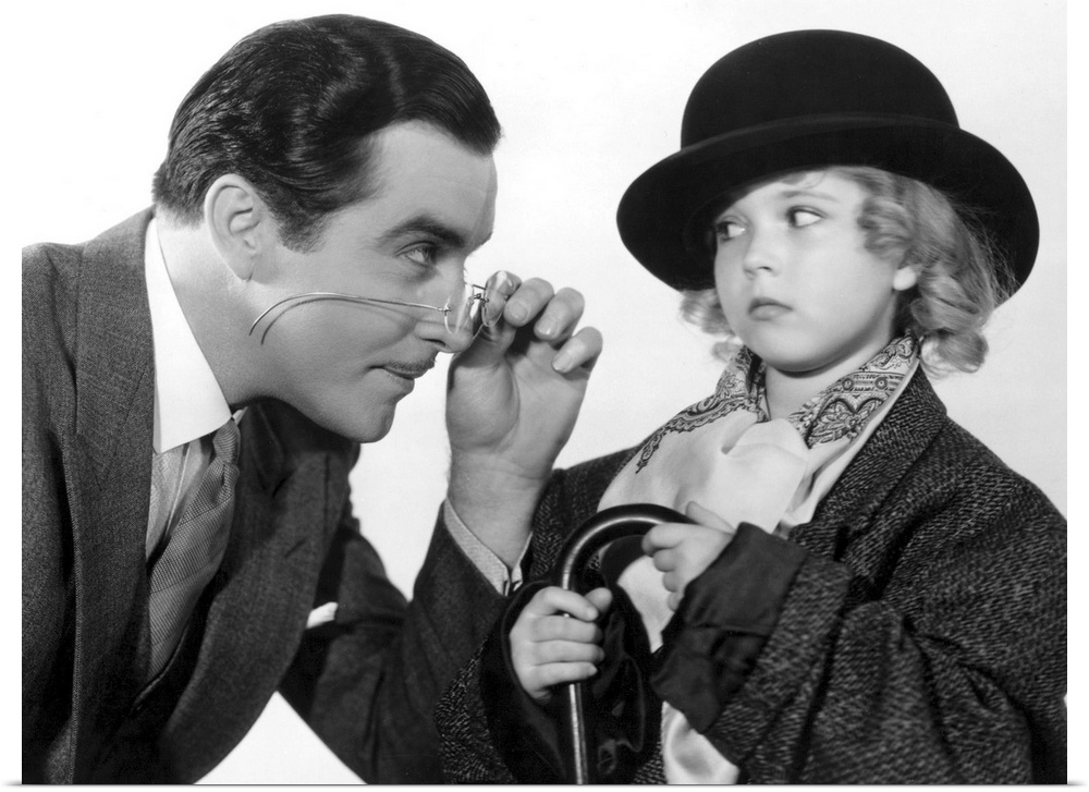 John Boles and Shirley Temple in Curly Top - Vintage Publicity Photo