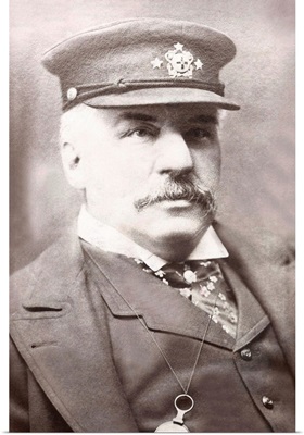 John Pierpont Morgan Sr., in maritime uniform. c. 1890