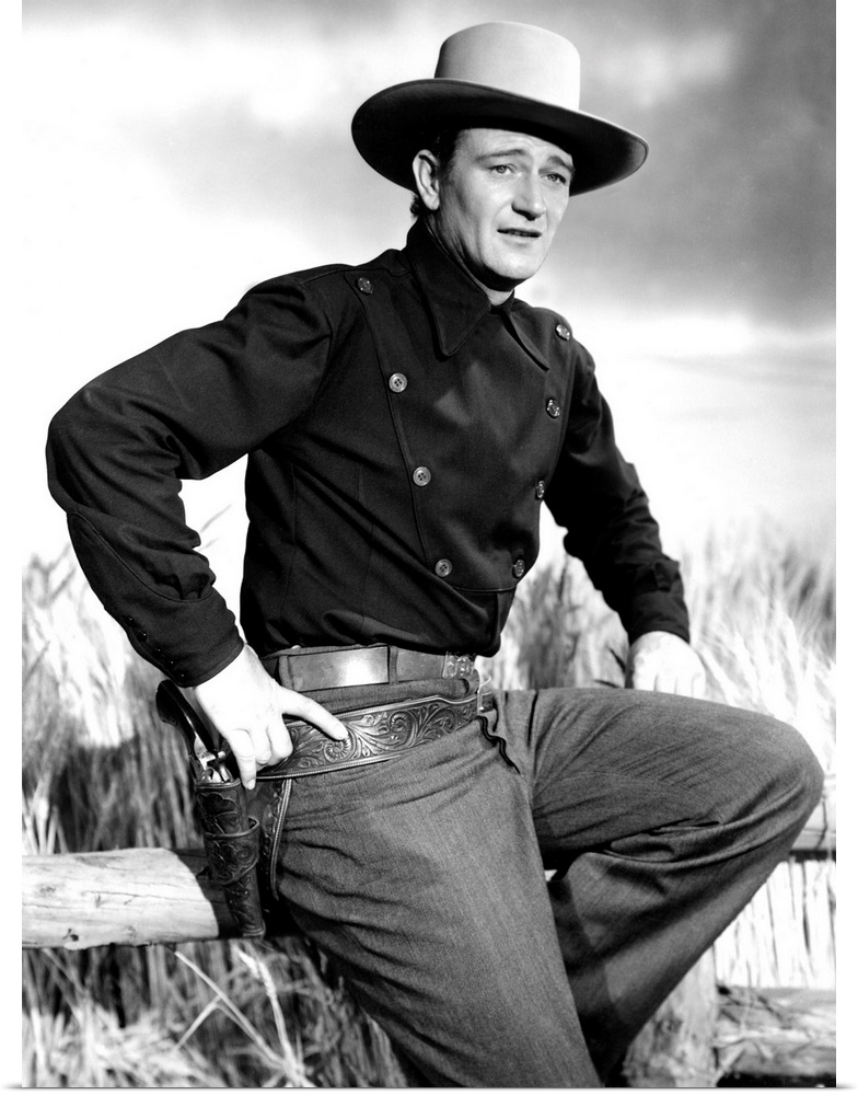 John Wayne in Angel and the Badman - Vintage Publicity Photo