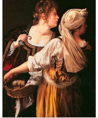Judith And Her Maidservant (Judith With Holofernes Head), 1615