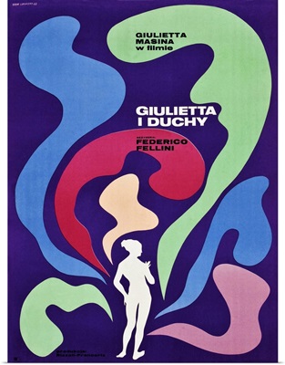 Juliet Of The Spirits, Polish Poster Art, 1965