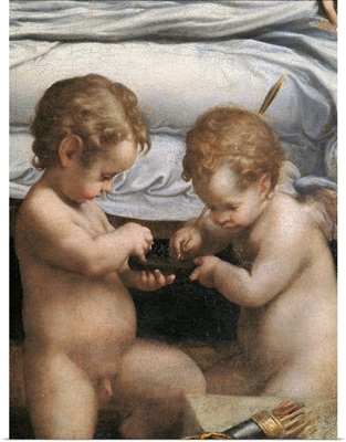 Jupiter And Diana, By Correggio, C. 1531-1532. Borghese Gallery, Rome, Italy