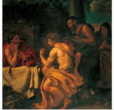 Jupiter And Mercury At Philemon And Baucis, By Carlotto, C.1655