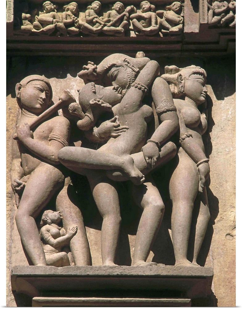 Kamasutra scene, Indian art