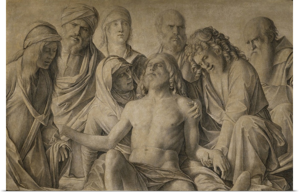 Lamentation over the Dead Christ (Compianto sul Cristo morto), by Giovanni Bellini, 1500, 16th Century, tempera on board