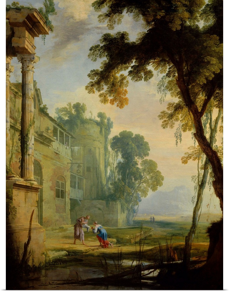 Henri Mauperche, French School. Landscape. 1650. Oil on canvas, 1.15 x 0.89 m. Paris, Petit Palais, musee des Beaux-Arts d...