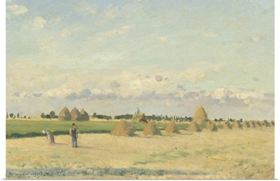Landscape, Ile-de-France, by Camille Pissarro, 1873