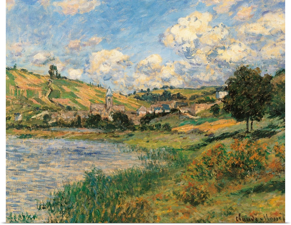 Landscape. Vtheuil, by Claude Monet, 1879, 19th Century, oil on canvas, cm 60 x 73,5 - France, Ile de France, Paris, Muse ...