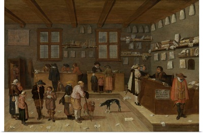 Lawyer's Office, by Pieter de Bloot, 1628