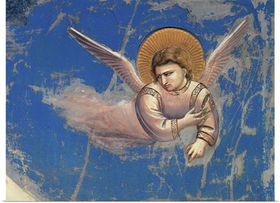 Life of Christ, Angel in the Flight into Egypt, by Giotto, c. 1304-1306