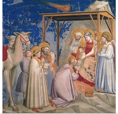 Life of Christ, The Adoration of the Magi, by Giotto, c. 1304-1306