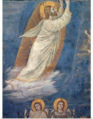 Life of Christ, The Ascension, by Giotto, c. 1304-1306. Scrovegni Chapel, Padua, Italy