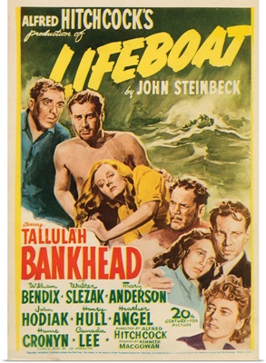 Lifeboat, Poster, 1944