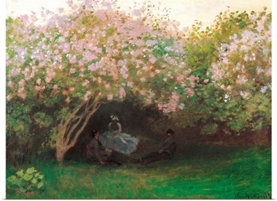 Lilacs. Grey Weather, by Claude Monet, 1872-1873. Musee d'Orsay, Paris, France