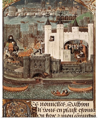 London and the Thames (15th c.) Gothic art