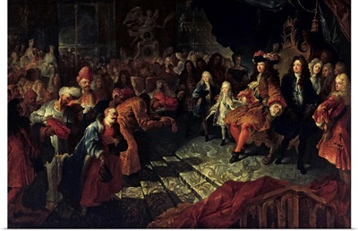 Louis XIV Receiving the Persian Ambassador at Versailles, Feb, 19, 1715