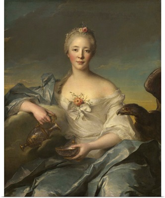 Madame Le Fevre de Caumartin as Hebe, by Jean-Marc Nattier, 1753, French painting