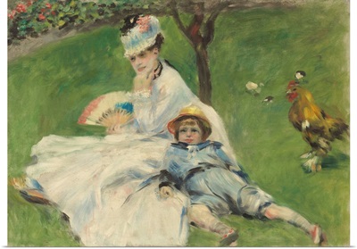 Madame Monet and Her Son, by Auguste Renoir, 1874