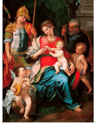 Madonna and Child, Sts. Michael The Archangel, Joseph, and John