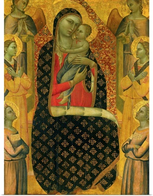Madonna in Majesty Enthroned with Angels