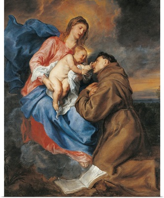 Madonna With Child and St. Anthony Of Padua, 17Th C. Brera Gallery, M