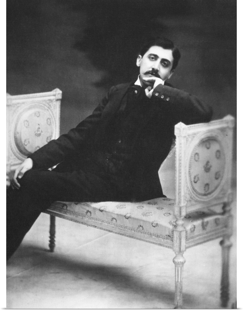 Marcel Proust, French writer in 1900 near age 30. His genius was acknowledged in his life time. His masterwork, was the se...