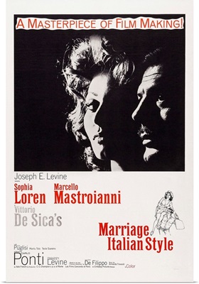 Marriage Italian Style, Italian Poster, 1964