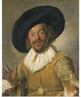 Merry Drinker, by Frans Hals, 1668-1630
