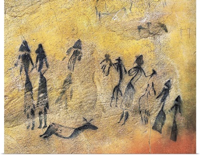 Mesolithic cave art