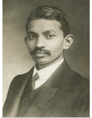 Mohandas Karamchand Gandhi, later known as Mahatma Gandhi, c. 1900 at age 30