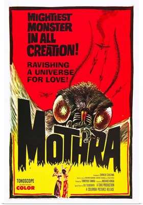Mothra - Vintage Movie Poster