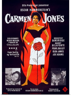 Motion picture poster for Carmen Jones