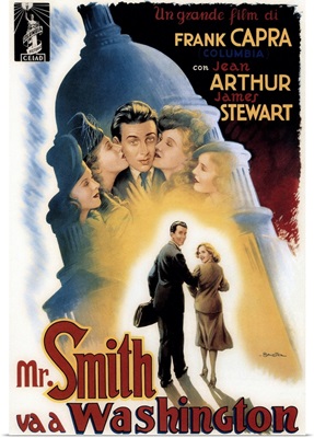 Mr. Smith Goes To Washington, James Stewart, Jean Arthur, 1939