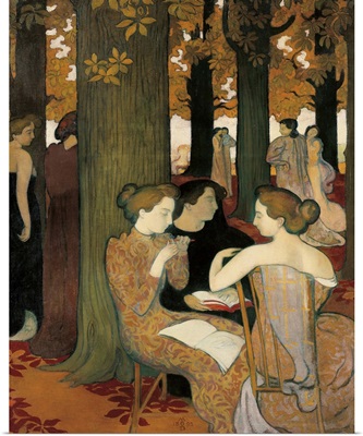 Muses (Or Sacred Wood), By Maurice Denis, 1893. Paris, France
