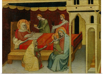Nativity of St, John the Baptist, 14th c, Master of the Nativity of St, John the Baptist