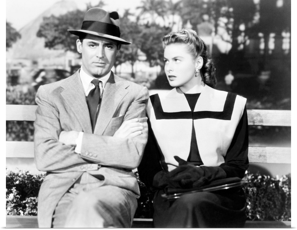 Notorious, From Left: Cary Grant, Ingrid Bergman, 1946.