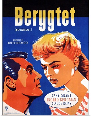 Notorious, Cary Grant, Ingrid Bergman, 1946